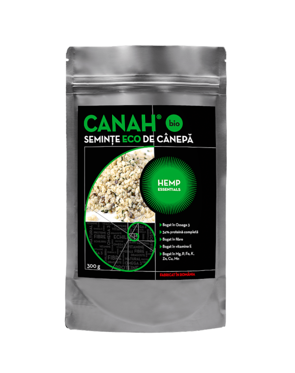 Semințe decorticate de cânepă ECO 300 g