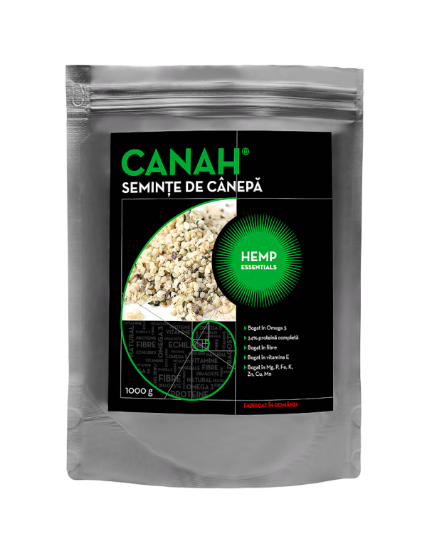 Semințe decorticate de cânepă 1000 g