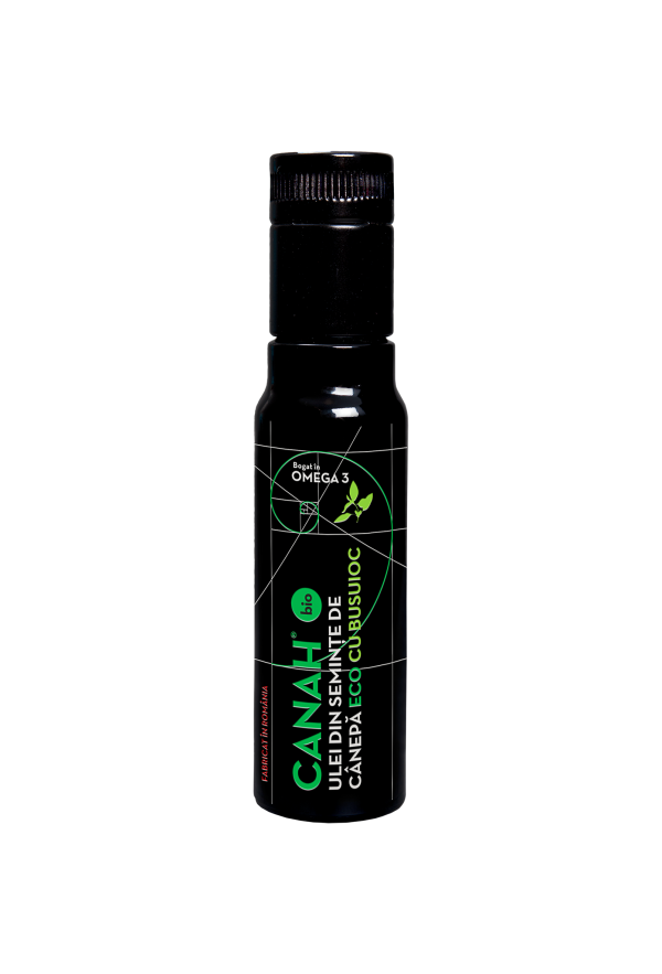 Ulei de cânepă ECO cu busuioc 100 ml