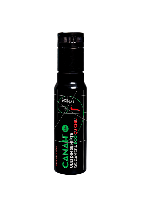 Ulei de cânepă ECO cu chili 100 ml