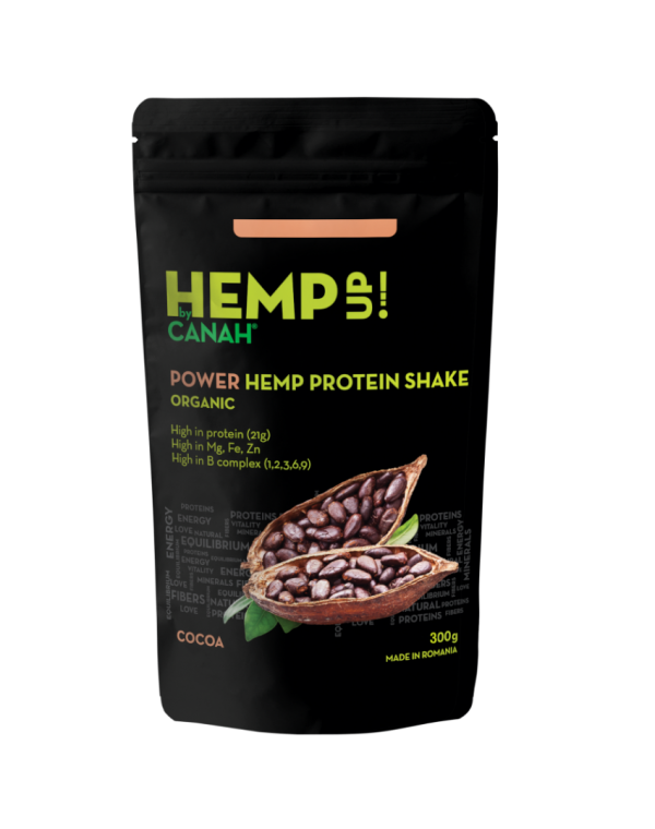 Shake proteic de cânepă ECO POWER Hemp Up 300 g