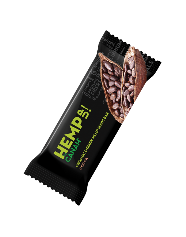 Baton Hemp Up cânepă cu cacao 48 g