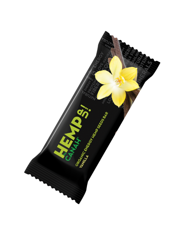 Baton Hemp Up cânepă cu vanilie și susan 48 g