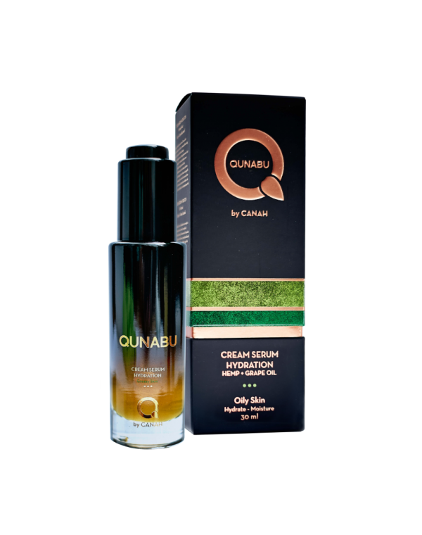 Cremă serum de hidratare pentru ten gras QUNABU 30 ml